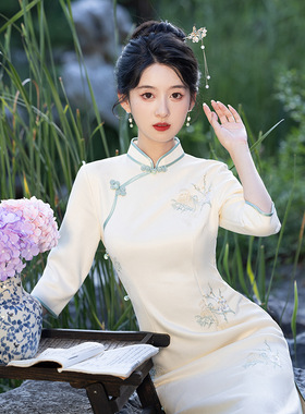 chinese traditional dress cheongsam women chipao qipao旗袍