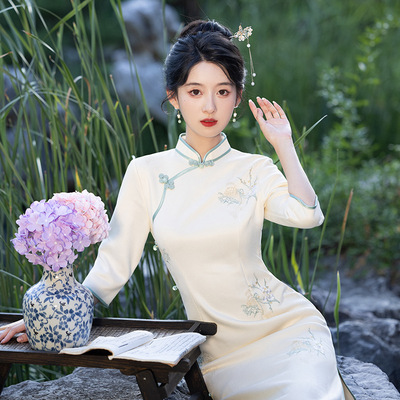 chinese traditional dress cheongsam women chipao qipao旗袍