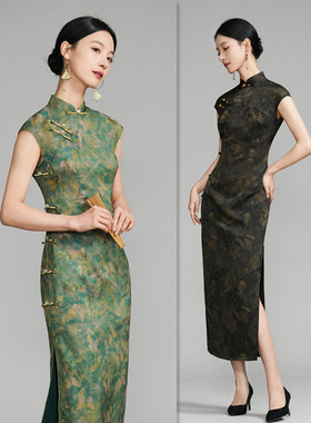 quality cheongsam chinese traditional qipao dress旗袍老上海