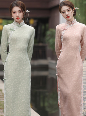女旗袍chinese traditional dress cheongsam women chipao qipao
