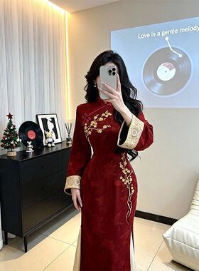 elegant women's chinese dress vintage cheongsam qipao chipao
