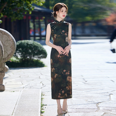 chinese traditional dress cheongsam女旗袍vintage women qipao