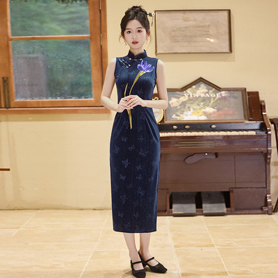 ladies chinese traditional dress cheongsam women's qipao旗袍