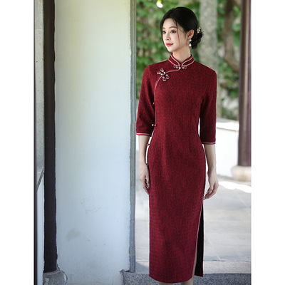 旗袍chinese dress qipao sexy women cheongsam vintage classic