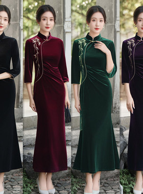 quality cheongsam chinese traditional qipao dress旗袍老上海