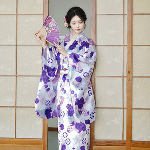 kimono women summer fashion print long sleeve cardigan