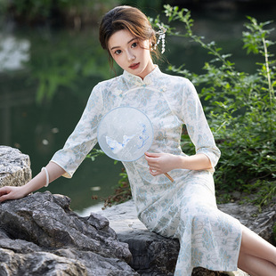 chinese traditional dress cheongsam women chipao qipao旗袍女