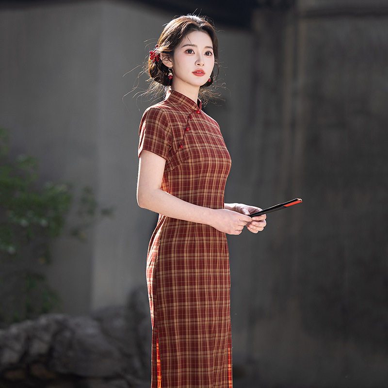 旗袍qipao cheongsam chinese traditional dress chipao红色