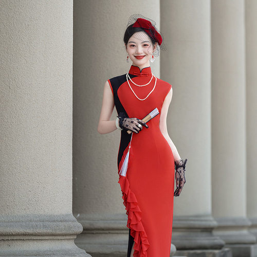 chinese traditional dress cheongsam qipao chipao新款旗袍