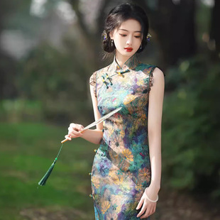 旗袍女chinese traditional dress cheongsam women chipao qipao