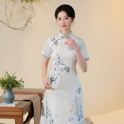 chinese traditional dress cheongsam women qipao旗袍plus size