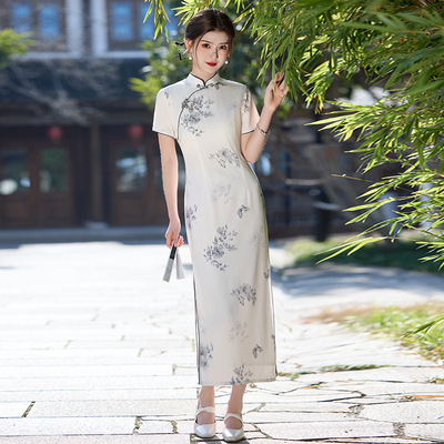 chinese traditional dress cheongsam women chipao qipao旗袍女