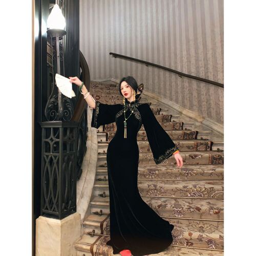 womens qipao旗袍 cheongsam elegant chinese traditional dress