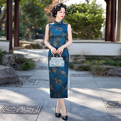 ladies chinese traditional dress cheongsam women's qipao旗袍
