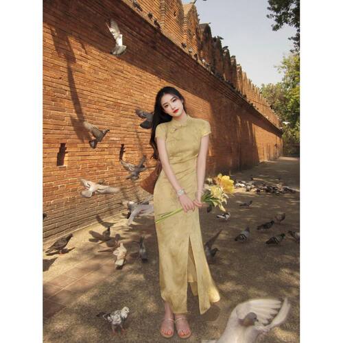 旗袍qipao cheongsam chinese traditional  dress chipao新款