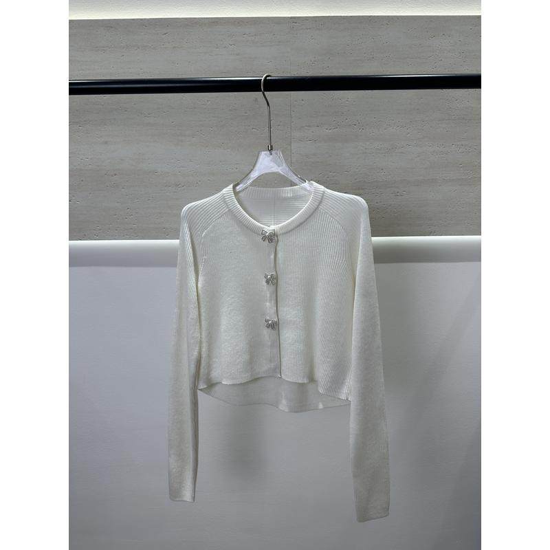 温柔甜妹风双色蝴蝶结钻扣针织开衫,女装/女士精品,毛针织衫,淘宝优惠券,粉丝福利购,淘宝优惠卷