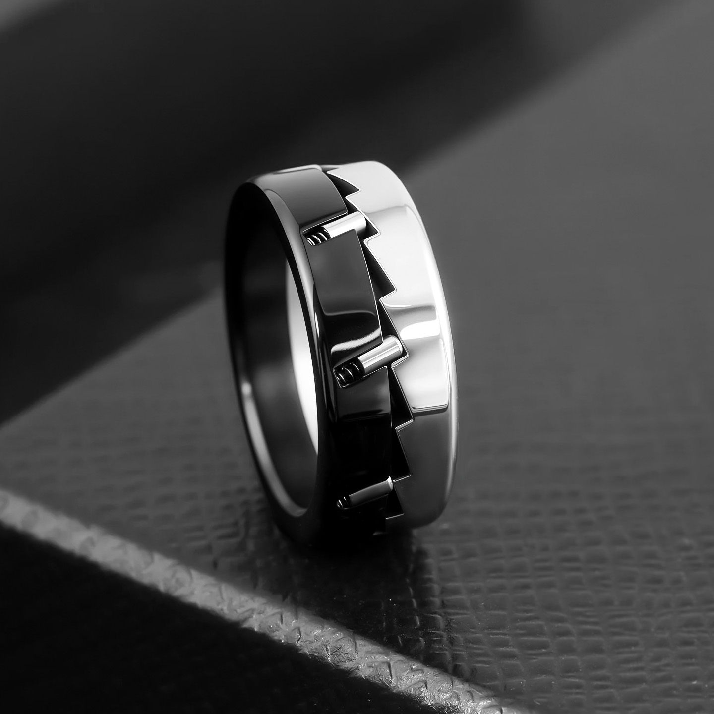 指环edc戒指解压玩具磁力段落啪啪币手指尖陀螺推牌无聊减压神器