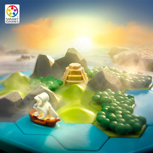 新年礼物SmartGames爱思极金银岛益智玩具空间规划桌游8岁+