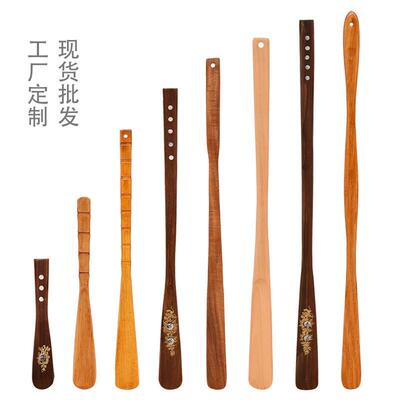 鞋拔子竹子小巧长柄提鞋神器超长加长长把长柄鞋拔子穿鞋家用长短