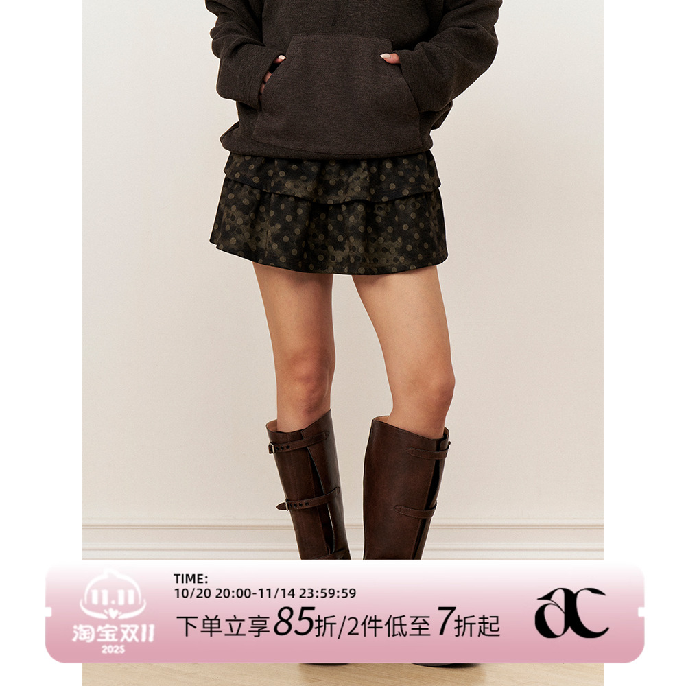 AXIA新品【10月31日】~百搭层次感短裙女甜辣风
