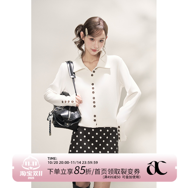 新中式单排扣衬衫外套女