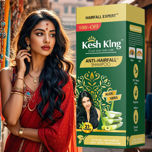 【3瓶装】【印度阿育吠陀】keshkIng印度植物洗发水防脱育发510ml