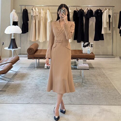 不退不换 韩国Bau  2025秋季新品 连衣裙