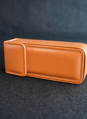 大容量磁吸翻盖眼镜盒PU皮墨镜盒大号轻便抗压大尺寸太阳镜盒子