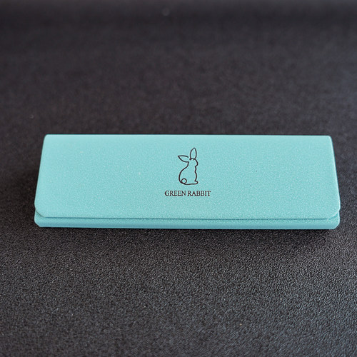 三角形眼镜盒时尚个性流星雨小兔图案高级墨镜盒眼镜收纳男女学生