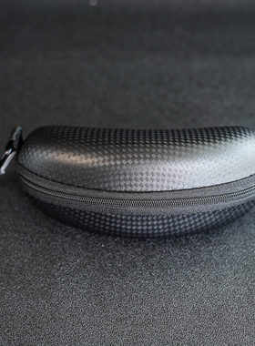 户外运动草席纹创意眼镜盒墨镜收纳盒男女款简约太阳眼镜拉链盒子