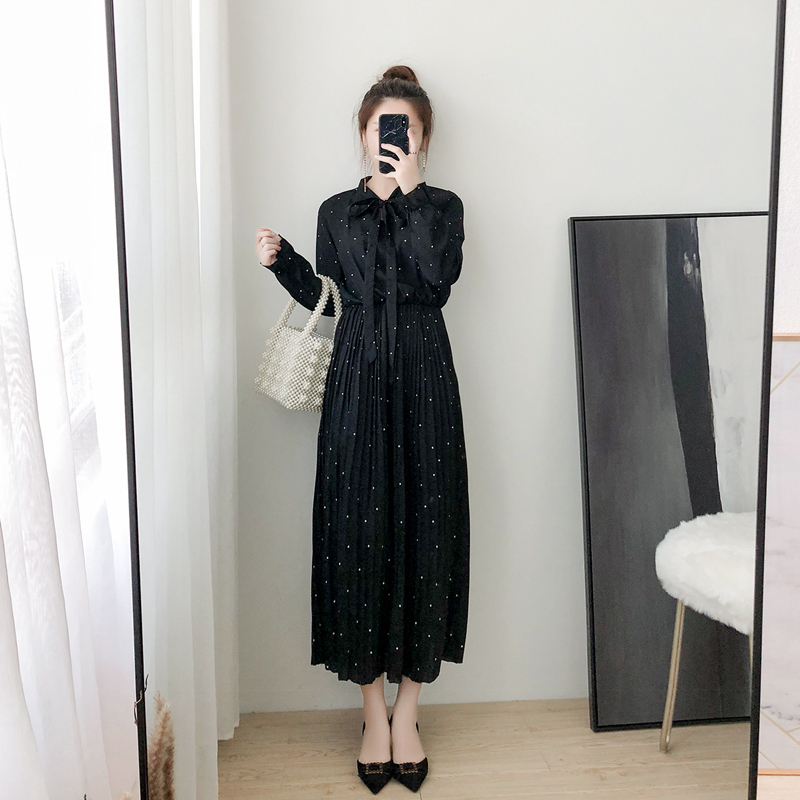 满169.00元可用90元优惠券2018春秋新款大码女装小清新连衣裙