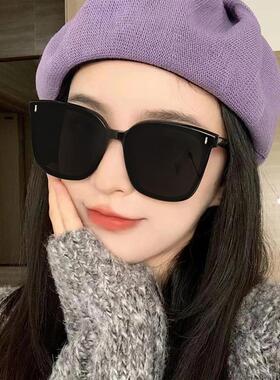 适合方圆脸的墨镜女士高级感防紫外线大脸显瘦显脸小复古开车男款