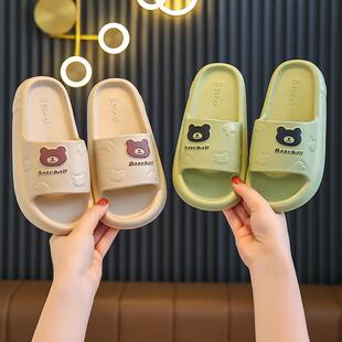 宝宝拖鞋男宝家居室内浴室防滑男童夏天女孩儿童2025新款一字拖