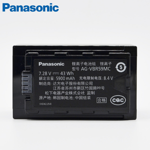 松下AG-VBR59MC电池 松下298MC/UX180/CX200/FC100摄像机电池