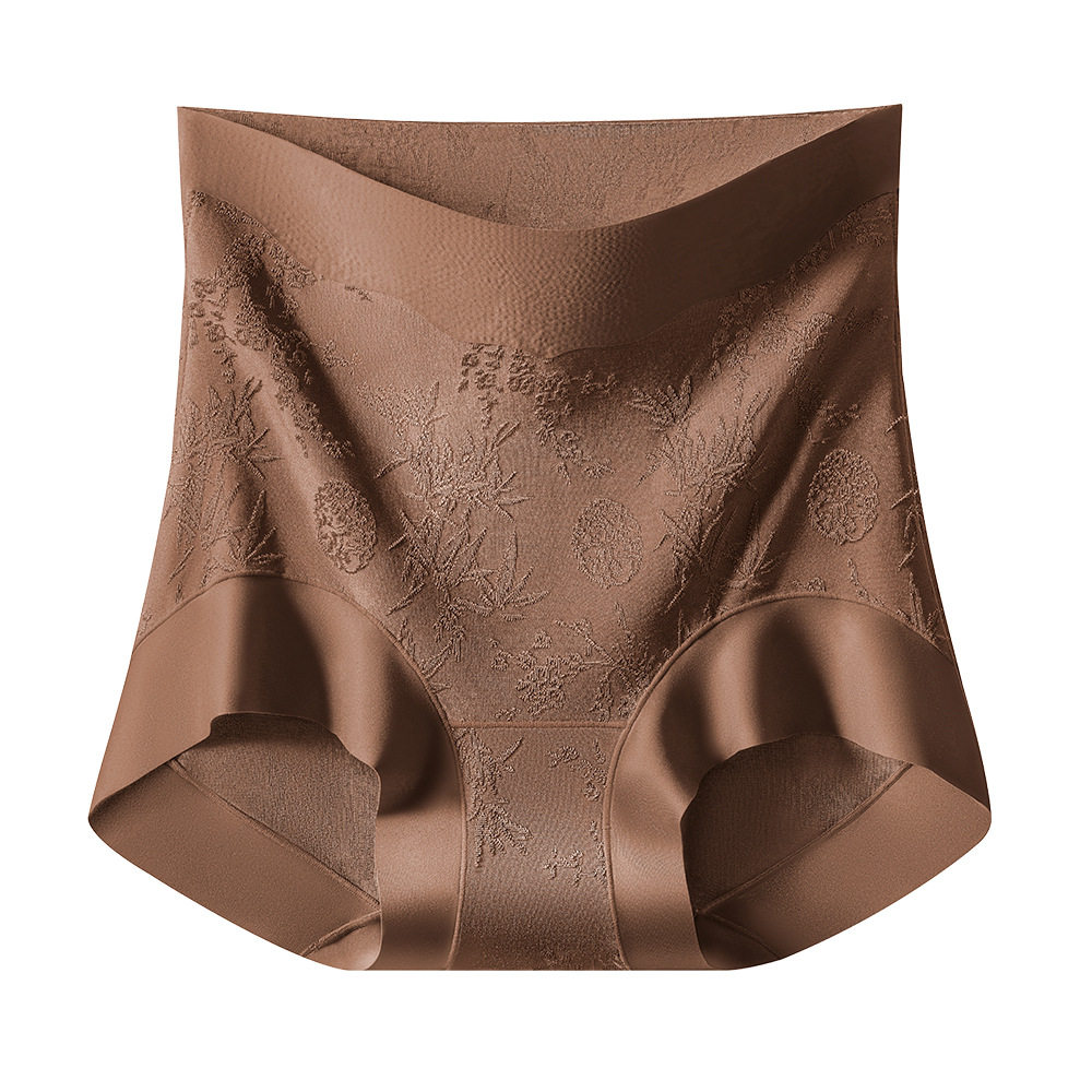 美宅高腰收腹裤女新中式立体浮雕桑蚕丝抗菌防卷边无痕轻塑身,女士内衣/男士内衣/家居服,女三角裤,淘宝优惠券,粉丝福利购,淘宝优惠卷