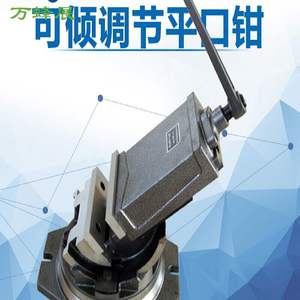 金丰可倾角度式平口钳 可倾斜度精密角度式平口钳钻床铣床机用角