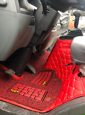 三环十通新创客自卸车平板载货车创客T3轻卡自卸随吊车全包围脚垫