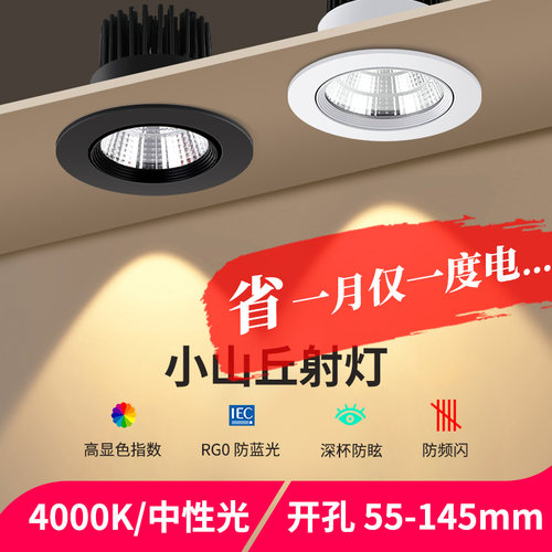极有家推荐高亮射灯防眩光LED