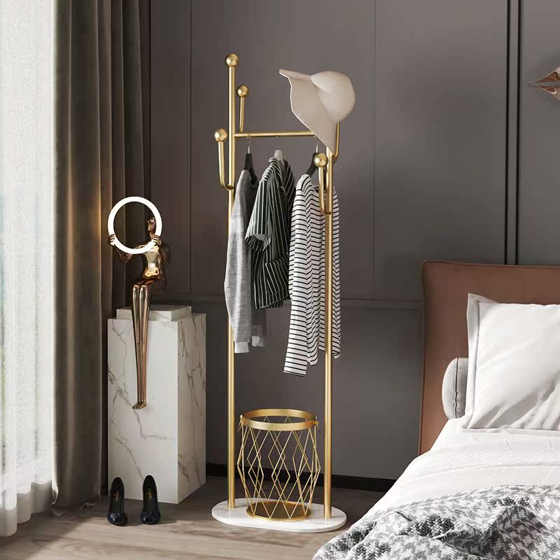 北欧衣架落地挂衣架家用卧室网红ins风衣服架简约现代轻奢衣帽架