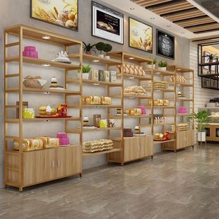面包柜展示柜中岛柜面包架蛋糕架面包陈列柜超市货架零食架置物架