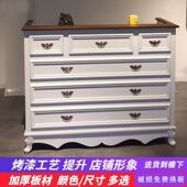 店收银吧台桌小柜台拆装 覆古转角服装 前台 烤漆欧式 收银台简约时尚
