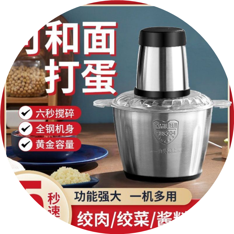 绞肉机家用电动多功能蒜泥辣椒碎绞肉机/碎肉宝