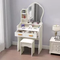 60 см Зеркало белой принцессы+табуретка