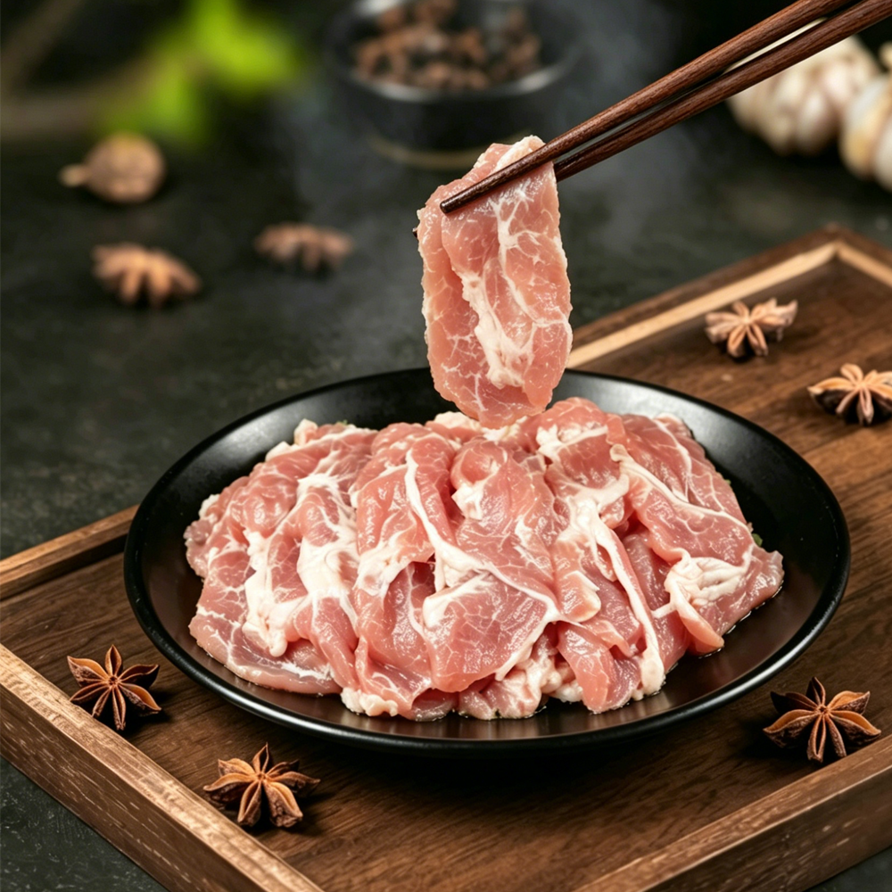众合梅花肉片20斤火锅商用食材