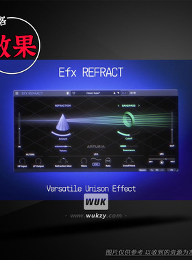 多功能性多重效果器插件丨Arturia Efx REFRACT