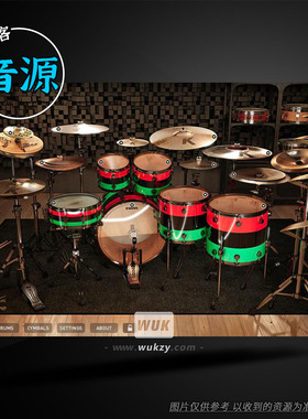 MixWave Thomas Pridgen Drums丨摇滚/硬核朋克/金属鼓组音源