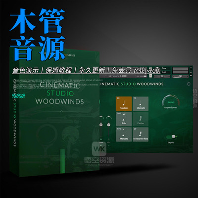 电影工作室木管乐器音色库音源
