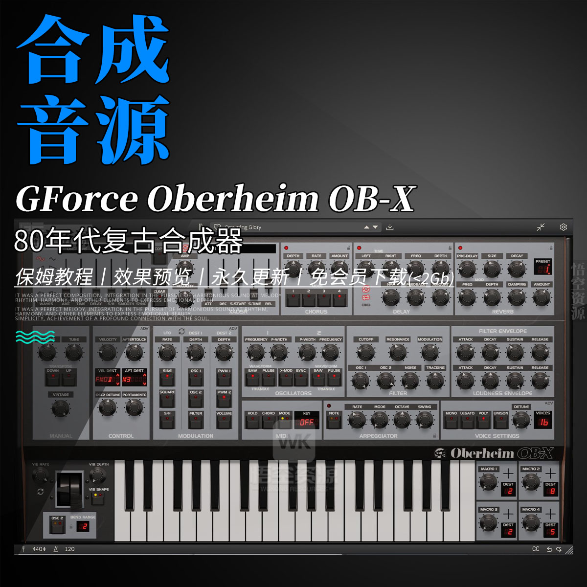 复刻1979年传奇合成器复古音色