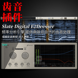 板岩插件 Slate Digital Eiosis E2Deesser 频谱自然去齿音效果器