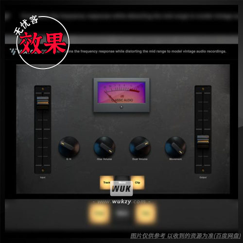 复古黑胶噪点+中频老化失真器
